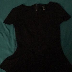 Black short sleeve top
